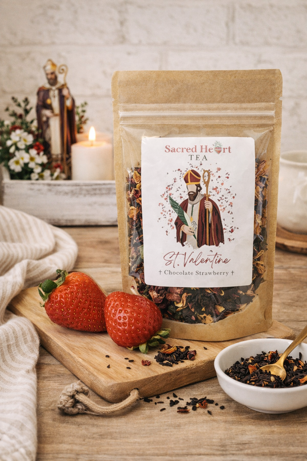 Saint Valentine – Strawberry Chocolate Black Tea | Seasonal Love-Inspired Blend