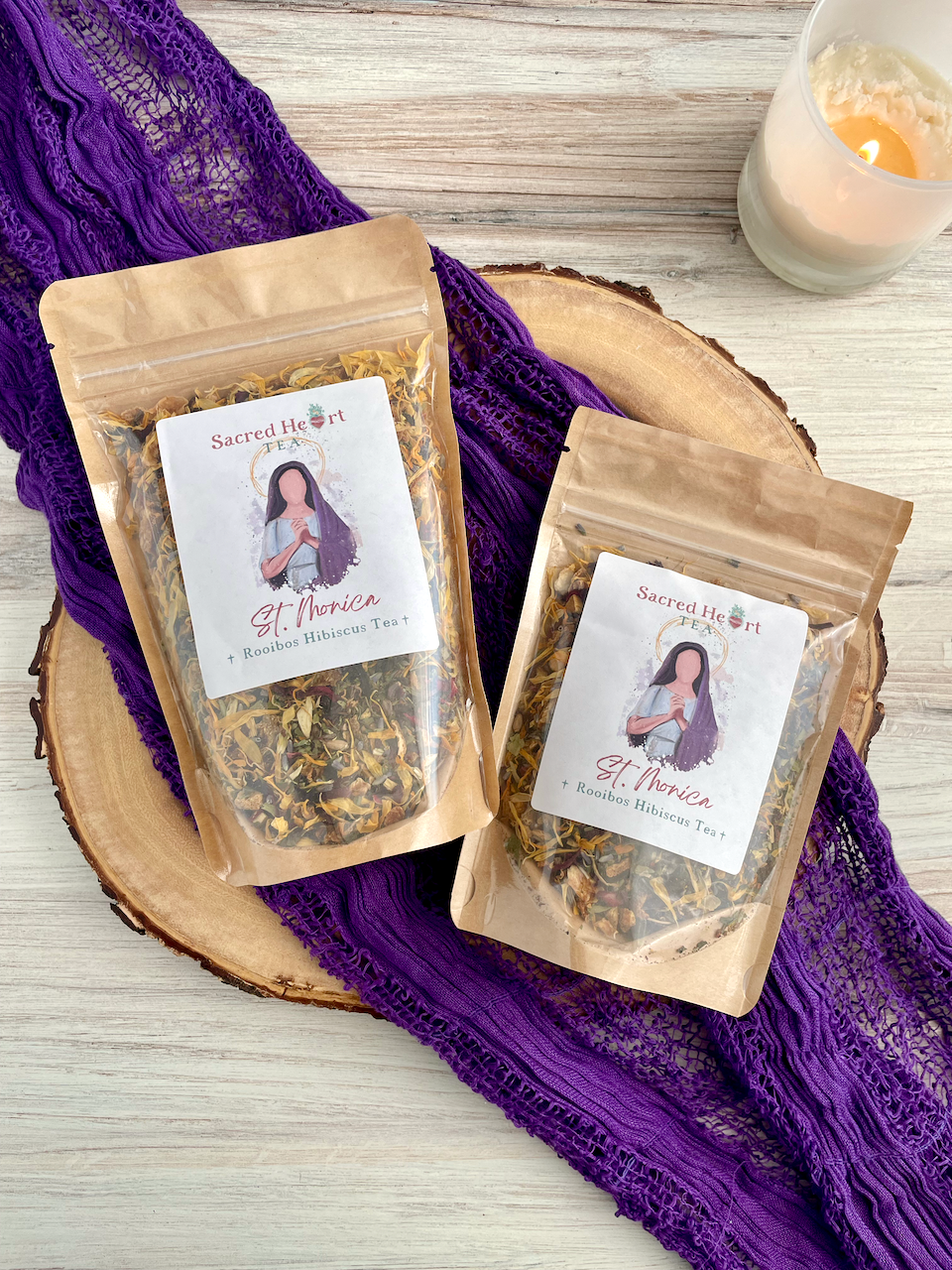 Saint Monica | Rooibos Hibiscus Tea image 1