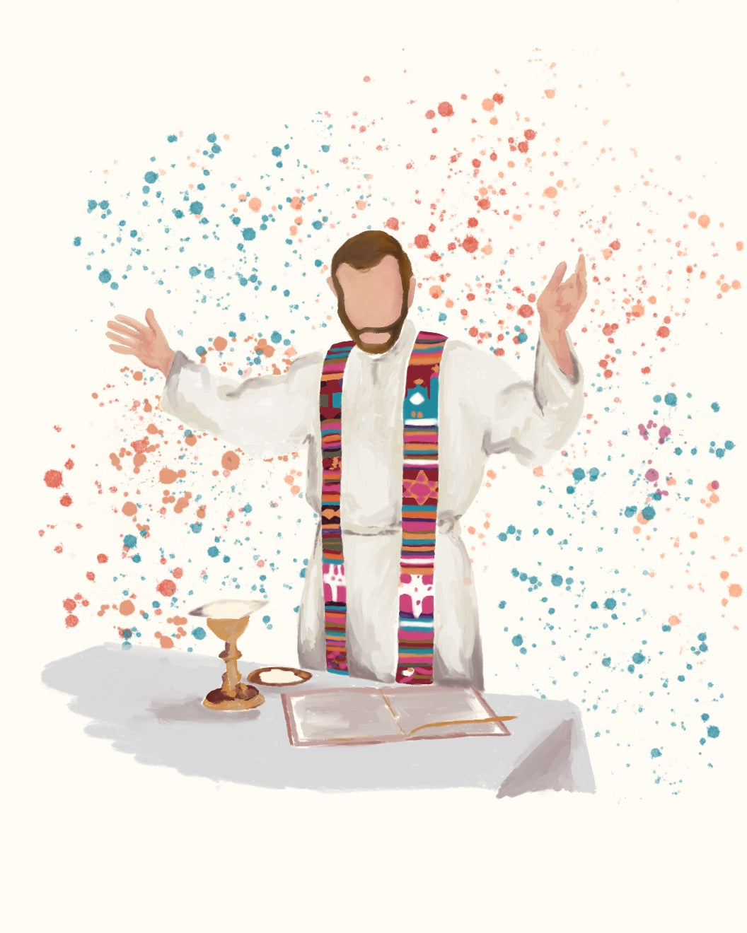Blessed Stanley Rother - Creme Black Tea image 0