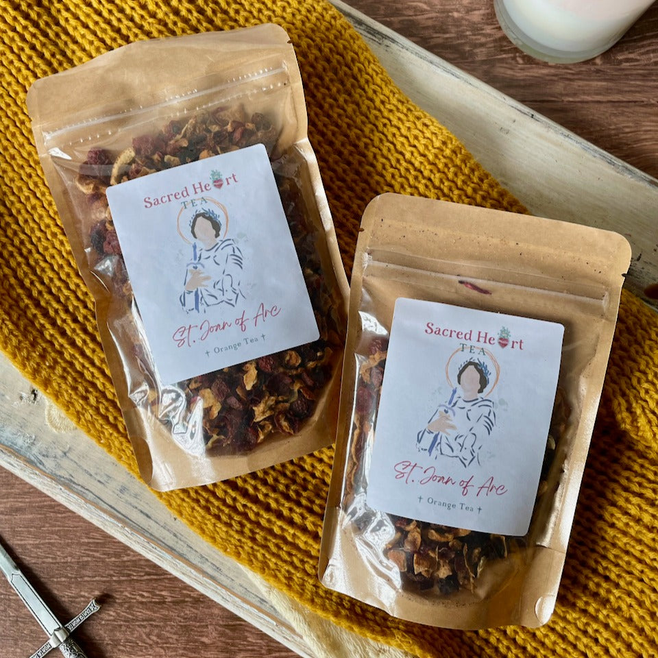Saint Joan of Arc Orange Tea | Caffeine-Free Herbal Blend – Sacred ...