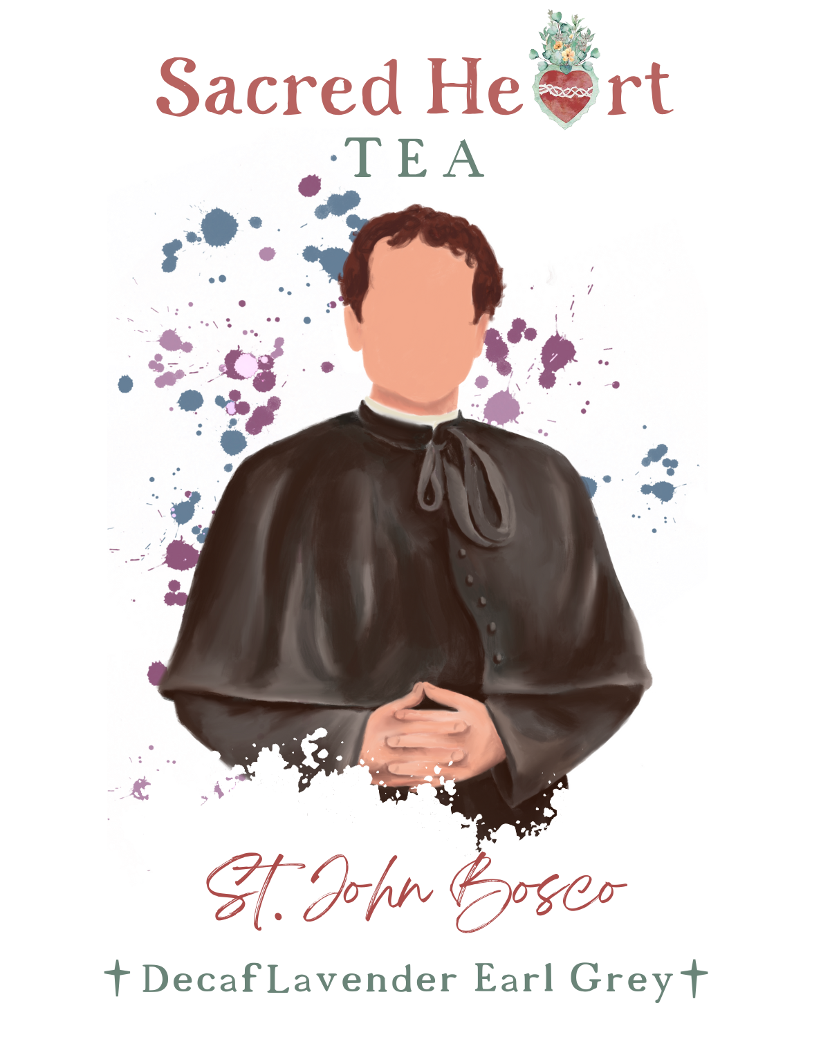 Saint John Bosco – Decaf Earl Grey Lavender Loose Leaf Tea
