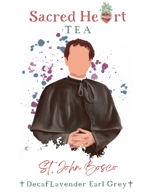 Saint John Bosco – Decaf Earl Grey Lavender Loose Leaf Tea